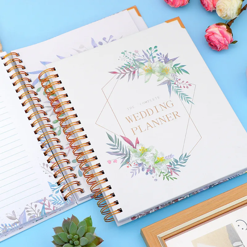 Wedding Planner Loop Notebook 132 Pages Planning Schedule for Wedding Design Book