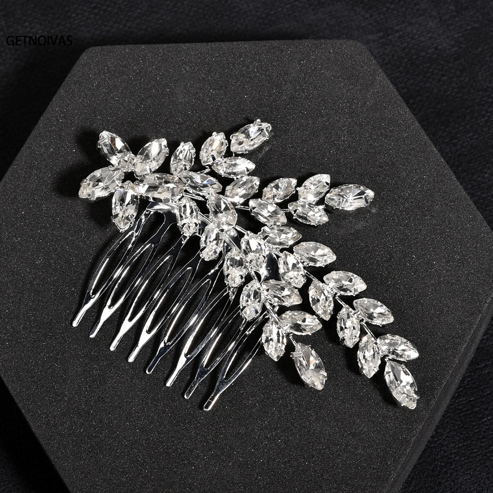 

Bridal Hair Accessories Rhinestone Tiara Hair Comb Handwork Combs Women Hair Jewelry Wedding Hair Ornaments Headpieces SL