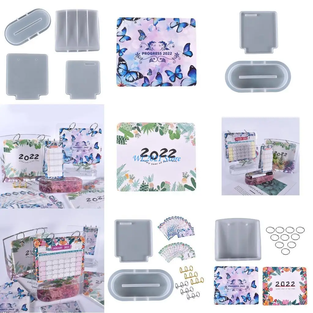 

G5GC Crystal Epoxy Mold 2022-2023 Notepad Album Silicone Mold Suitable for DIY Craft