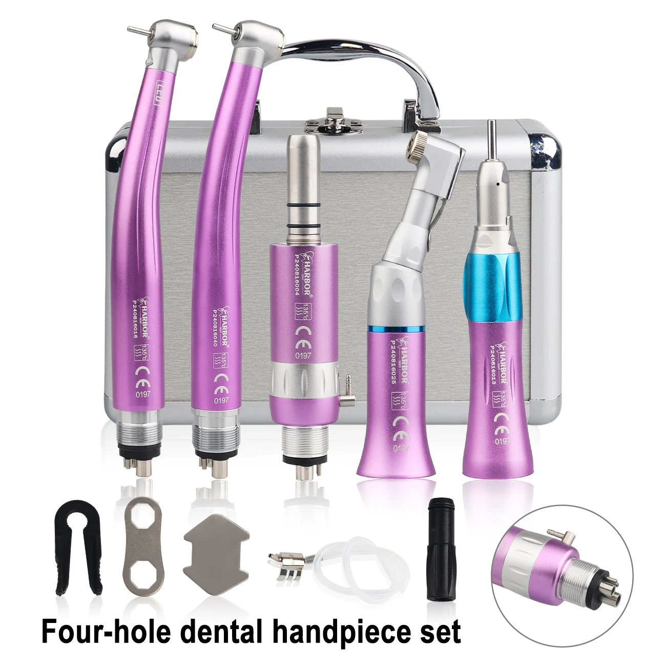 

Dental Handpiece Kits High Speed Handpiece Contra Angle Air Turbine Dentistry Materials Dentist High Quality Equipment