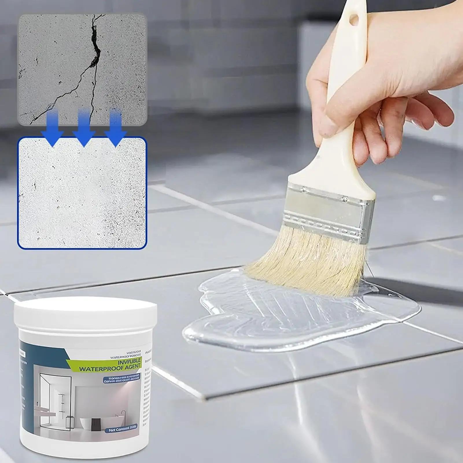 Waterproof Sealant Adhesive Leaky Walls For Roof Repair UV Resistant Transparent Sealant For Window Wall Tile Shower On Concrete