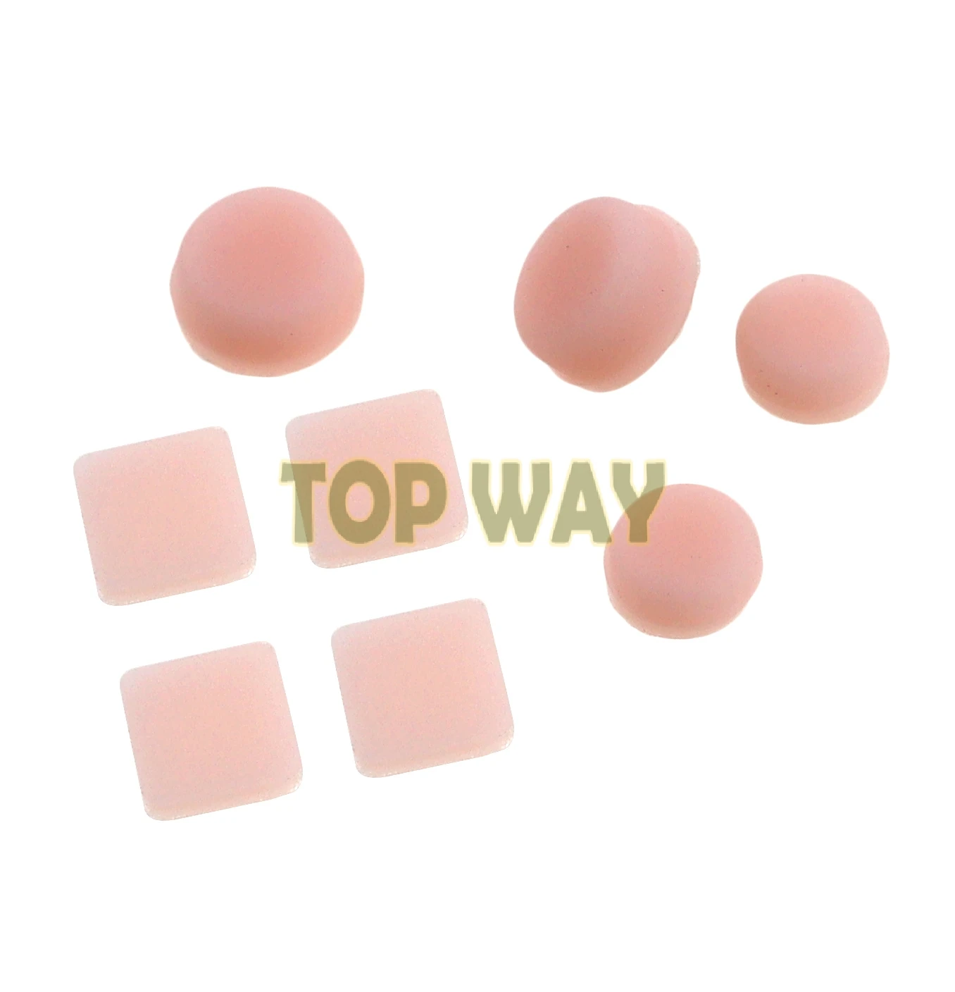 1 セット交換 3DS XL ネジ足カバーゴムセット任天堂 3DS LL ネジ穴ゴム足カバー