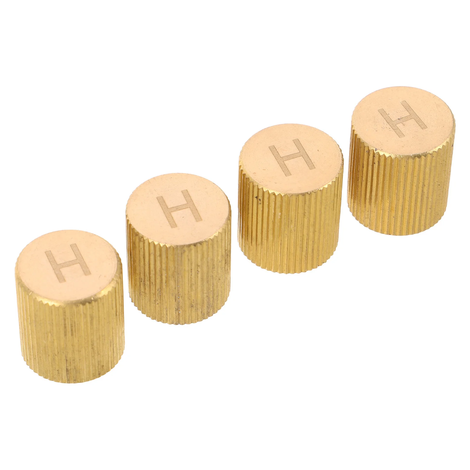 4pcs Ac Valve Caps 9.5Mm High Pressure Port Covers Leakproof Dustproof Car Air Conditioning Replacement Caps - Universal Fit