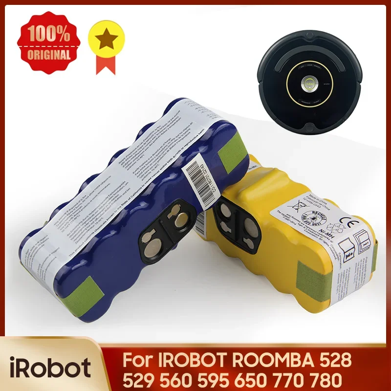 New Vacuum Cleaner Battery for IRobot Roomba R3 528 500 510 530 560 600 610 650 700 760 780 800 980  Battery 3000mAh