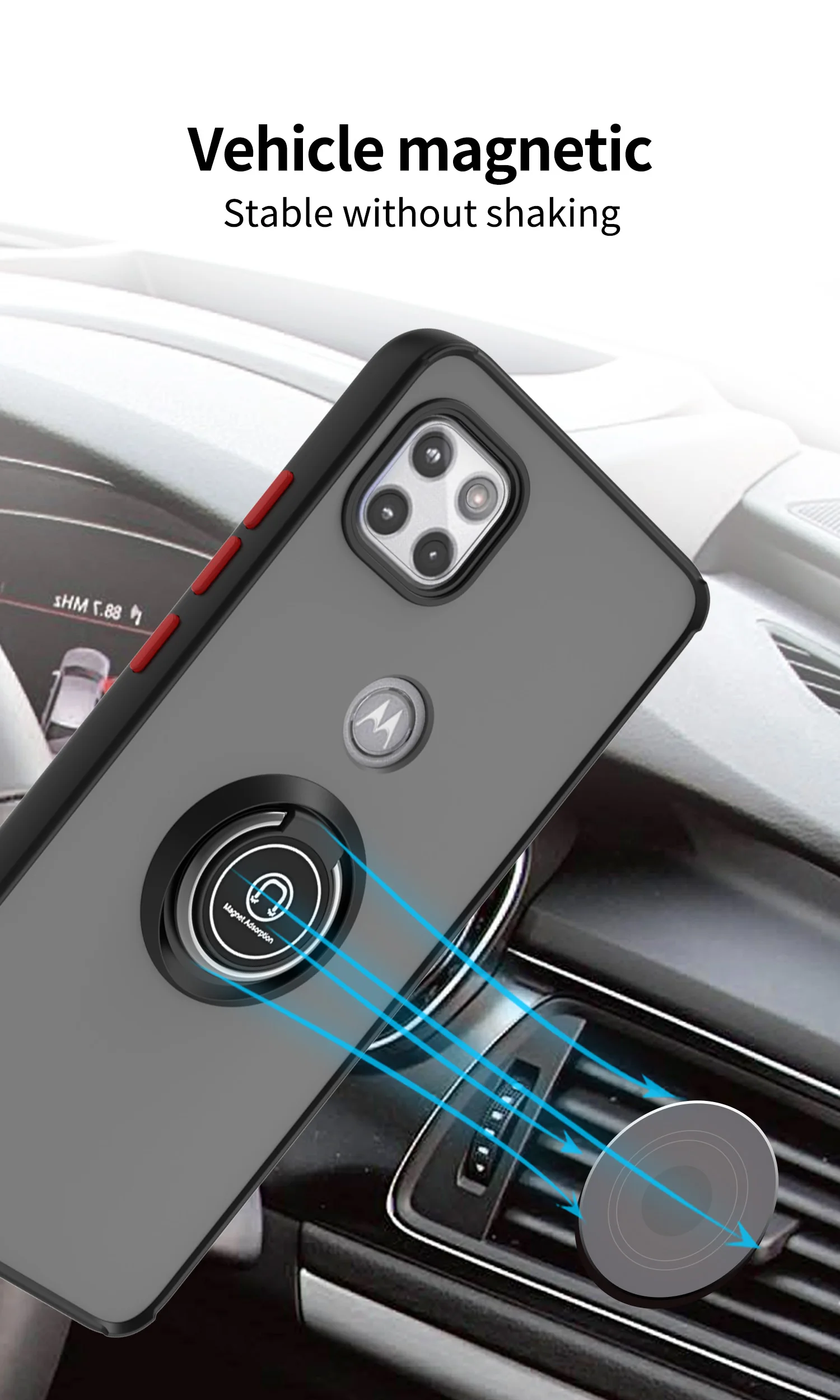 For Xiaomi Poco X6 X5 Pro 5g Cover Poco M5s M5 M4 M3 X3 X4 F4 GT Case F5 F3 C3 Pro 4G 5G Shockproof Magnetic Ring Back Cover