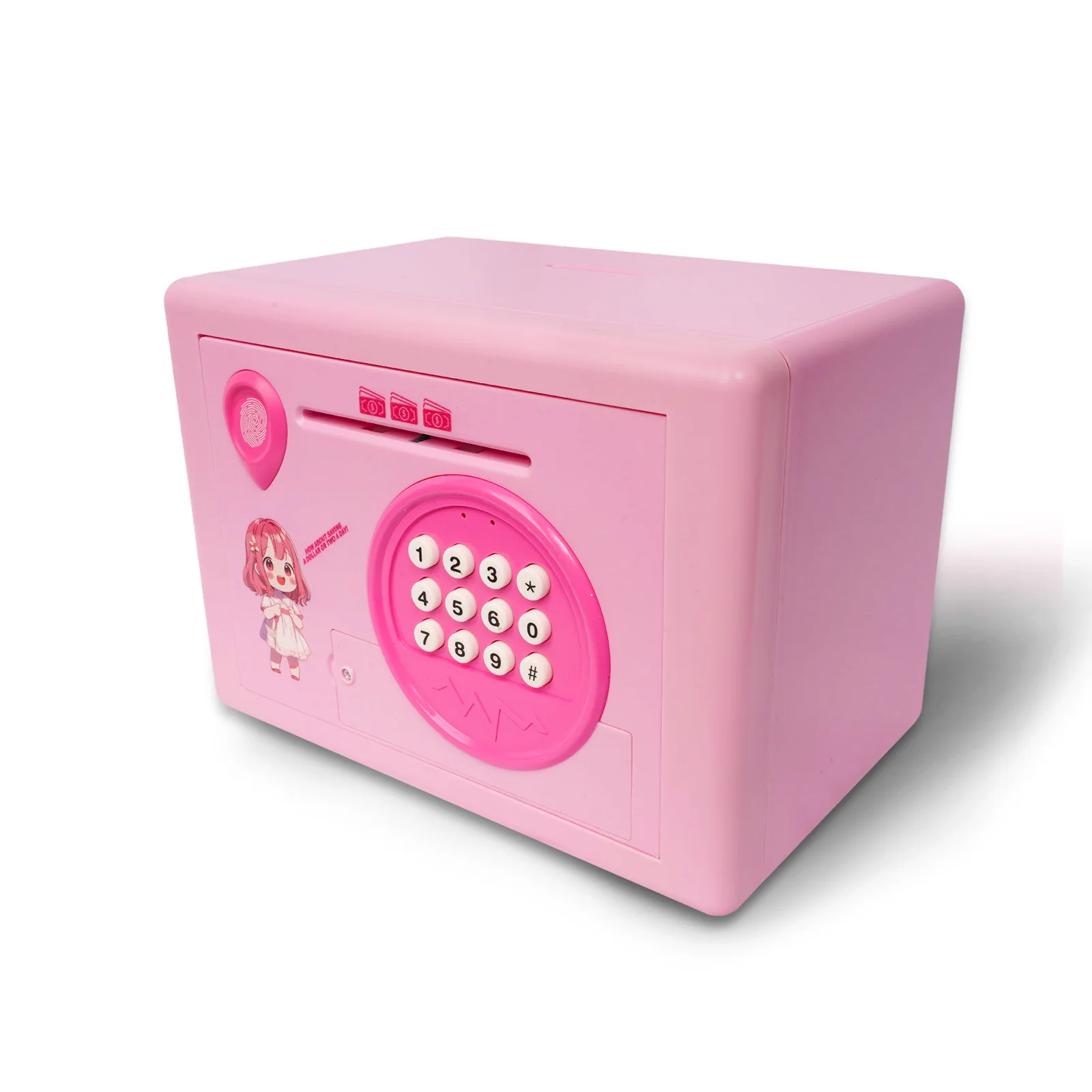 Sicheres Retro-Sparschwein mit elektrischem Passwort, kreatives Geschenk für Männer und Frauen, simuliertes Fingerabdruck-Sparschwein