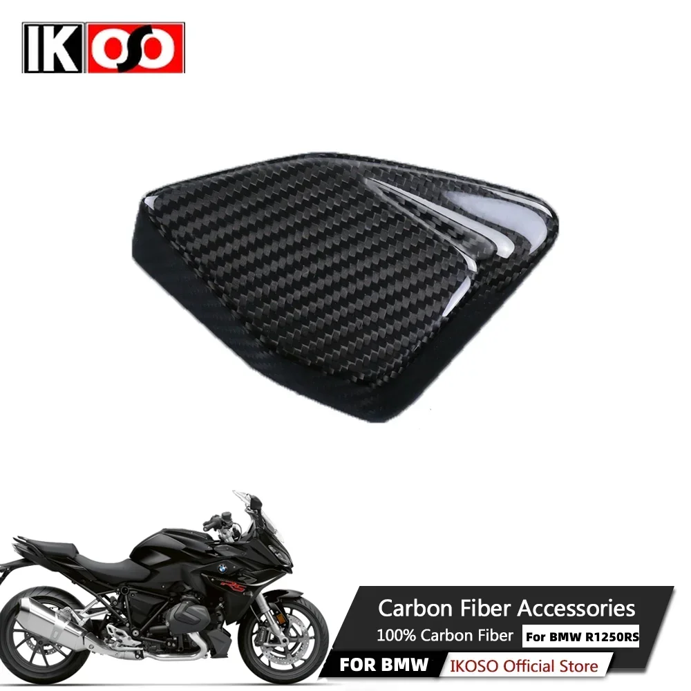 100% Pure 3K Full Dry Carbon Fiber Shell Motorcycle Accessories Engine Hood Protective Cover for BMW R1250RS 2021 2022 2023 2024