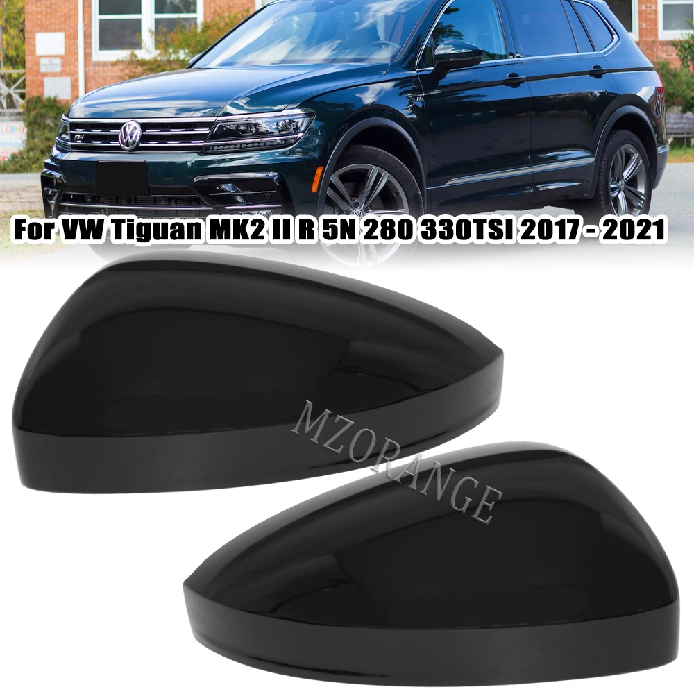 

Rearview Mirror Caps Cover For VW Tiguan MK2 II R 5N 280 330TSI 2017-2021 Auto Rearview Replace Cover Car Side Rear View Mirror