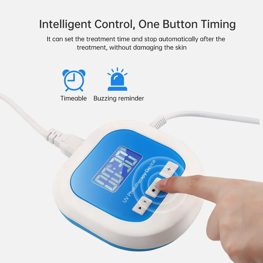 311NM UVB Fototherapie Lamp Instrument voor Vitiligo Behandeling UV Smalband Ultraviolet Lichttherapie Psoriasis Vlekken Eczeem