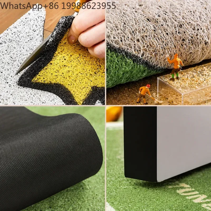 Door Floor Mat for 2026 New Door Entrance Silk Ring Foot Pad Cuttable Dust Removal Dirt Resistant Indoor Door Carpet