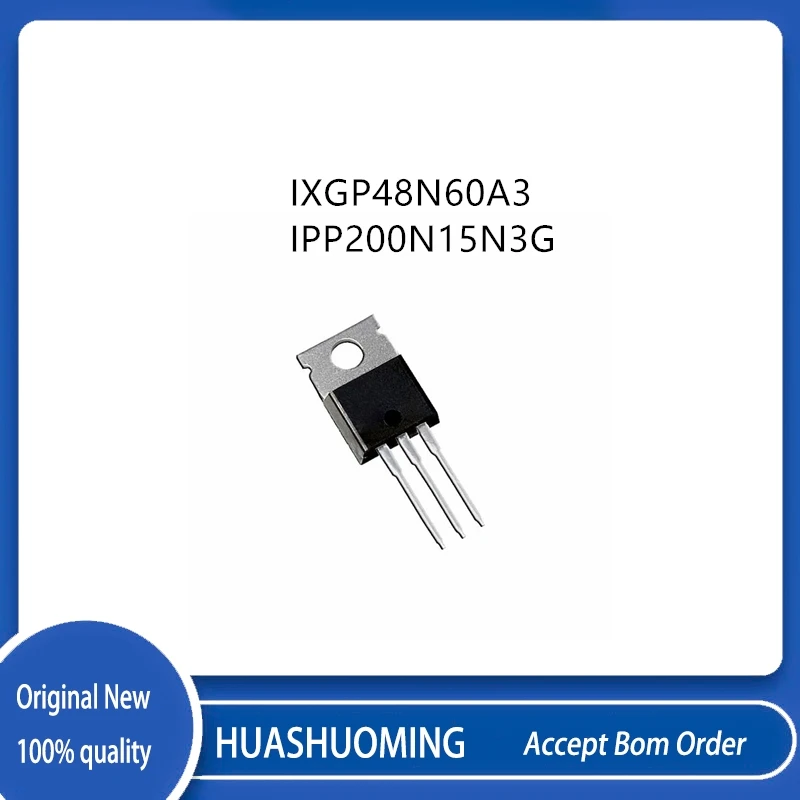 10Pcs/Lot IXGP48N60A3 IXGP48N60 48N60A3 IPP200N15N3G 200N15N  TO-220