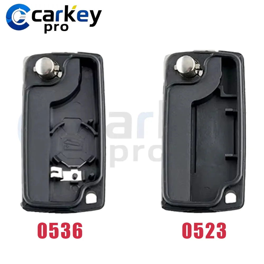 Carkeypro HU83 VA2 Flip Remote Car Key Shell Case For Citroen C2 C3 C4 C5 C6 Xsara Berlingo For Peugeot 207 307 308 407 607 807