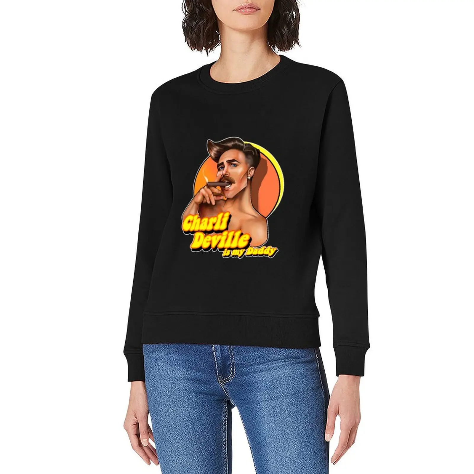 Charli Deville is my Daddy Pullover aesthetic clothing men's clothes male clothes autumn new products pullover