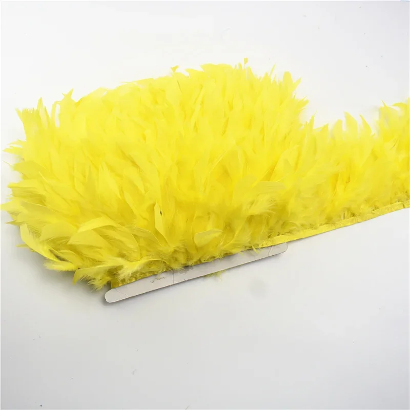 2 Meter/Los Truthahnfeder-Borte, Fransenband 5-6" Marabou-Truthahnfeder-Borte für Röcke, Kleider, Hochzeitsdekoration und Accessoires – Detail 6