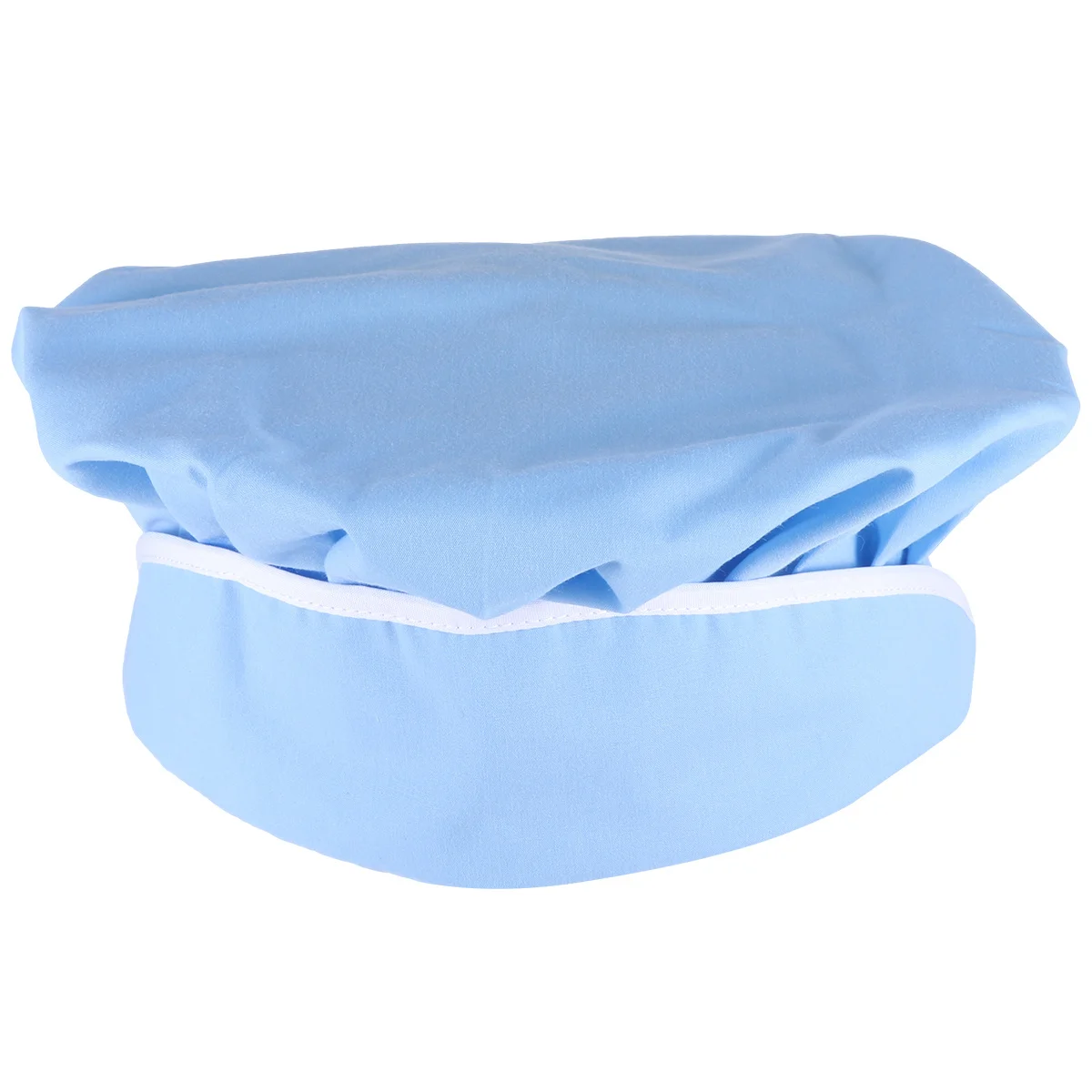 Casquette de Chef anti-poussière, 1 pièce, chapeau de travail réglable en coton léger pour la restauration, la pâtisserie, le personnel de la cuisine (bleu clair)