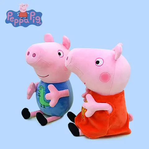 30 cm Peppa Pig Plüschtiere George Teddybär Mr Dinosaurier Niedliche Cartoon Anime Figur Kawaii Gefüllte Plüschtiere Kinder Weihnachtsgeschenke