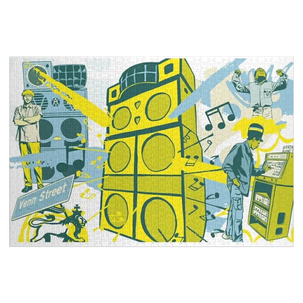 Puzzle Reggae Sound Systems pour enfants, cadeaux personnalisés