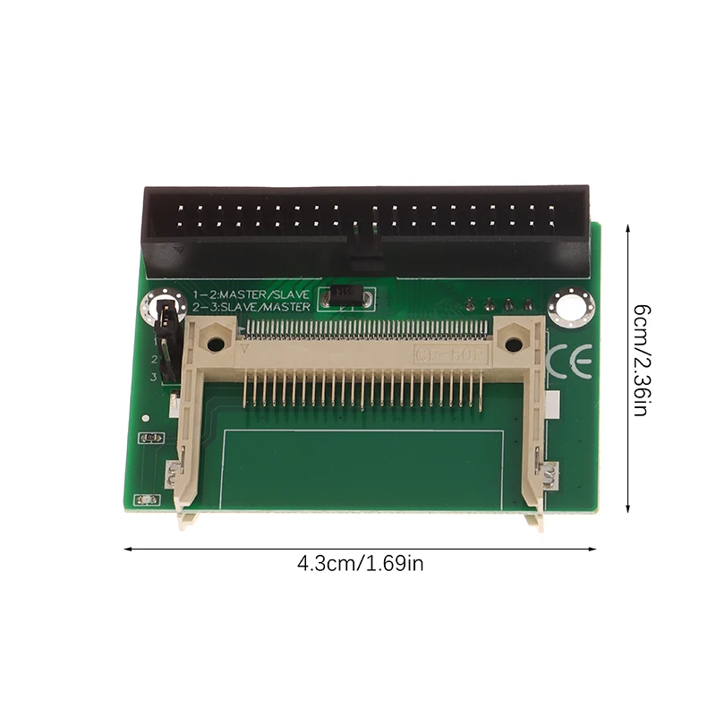 3.5" 2 CF To IDE Compact Flash Card Adapter DMA 40pin 39pin Hard Drive Converter Adapter Board Electronics Disk Card Conversion