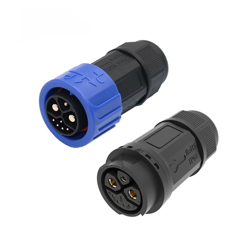 M25 2+1+5 Lithium-Batterie Selbstverriegelnder Steckverbinder Wasserdichtes E-Bike Stromkabel 8-Pin Elektrofahrzeug Ladeanschluss Kabel