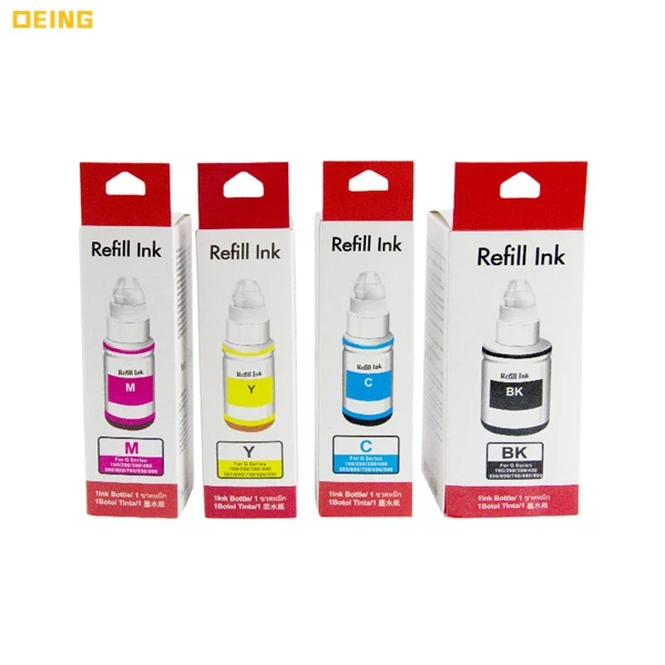 GI190 GI-190 Refill DGT Ink Premium Color Compatible Bulk Water Based Bottle For Canon Pixma G1100 G2100 G2110 G3110 Printer