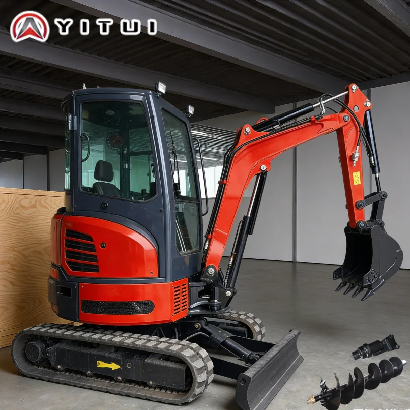 

Компактный мини-экскаватор 3,5 тонны на заказ – недорогая землеройная машина для сада и фермы, мини-экскаватор с сертификатом CE для дома и фермы