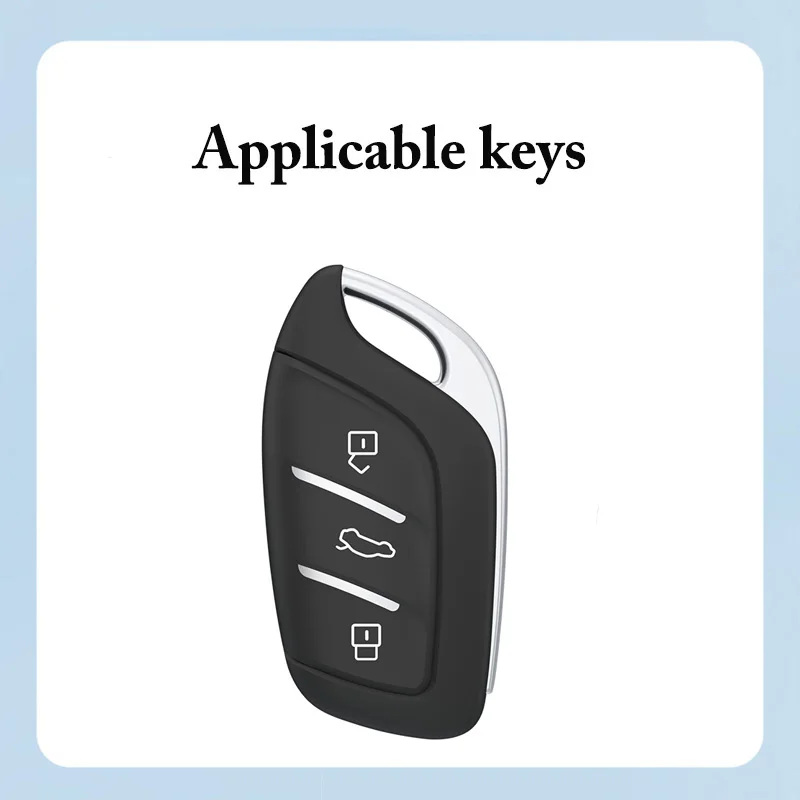 For MG 4 2023 Mg4 Ev MG HS GT ZS EV ZX MG5 MG6 3 Buttons Soft TPU Fob Key Cover Case Keychain for Roewe RX3 RX5 RX8 ERX5 I6 I5