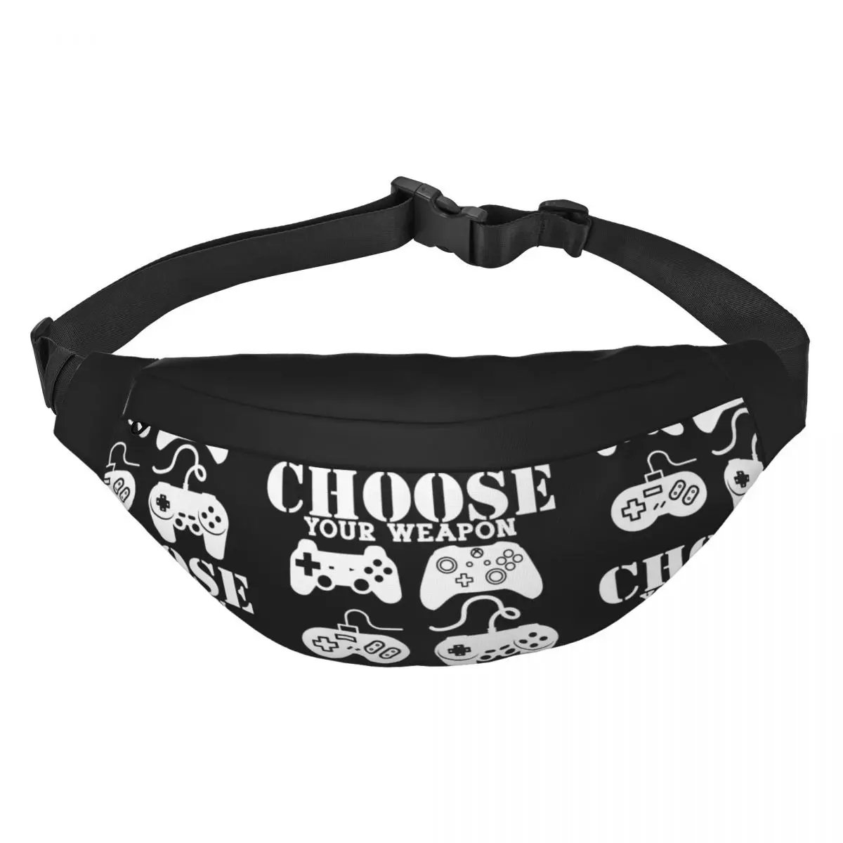 

Video Game Weapons Unisex Waist Bag Multifunction Sling Crossbody Bags Chest Bags Short Trip Waist Pack