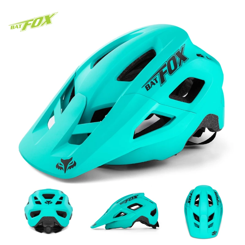 BATFOX New Bicycle helmet Cycling mountain climbing CE PC shell +EPS Foam safety 58-62cm integral mold helmets bicycle adult men