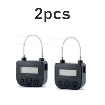 USB LCD 디스플레이 전자 충전식 타이머, 다기능 자물쇠, 흰색 Best5 USB LCD 디스플레이 전자 충전식 타이머, 다기능 자물쇠, 흰색 Best5
