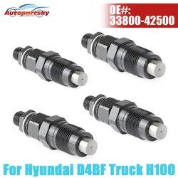 1/4PCS 33800-42500 For Hyundai Engine D4BB D4BH D4BF Pickup Truck H100 Injector Nozzles 33800 42500 3380042500 Car Accessories