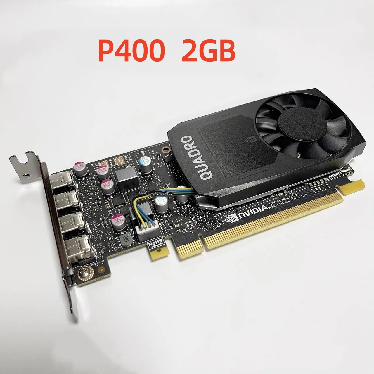 ل NVIDIA Quadro P400 P600 P620 2GB GDDR5 PCI Express 3.0 x16 Mini DP رسومات احترافية 100% تم اختبارها NVIDIA الأصلي Quadro