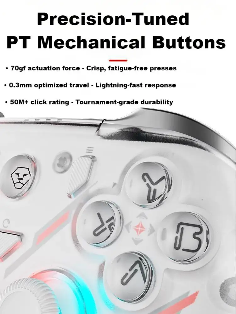 AOLION K20 TMR عصا التحكم أذرع التحكم في ألعاب الفيديو للتبديل 2/1Steam أندرويد iOS قاعة الهاتف تأثير عصا التحكم قاعدة شحن