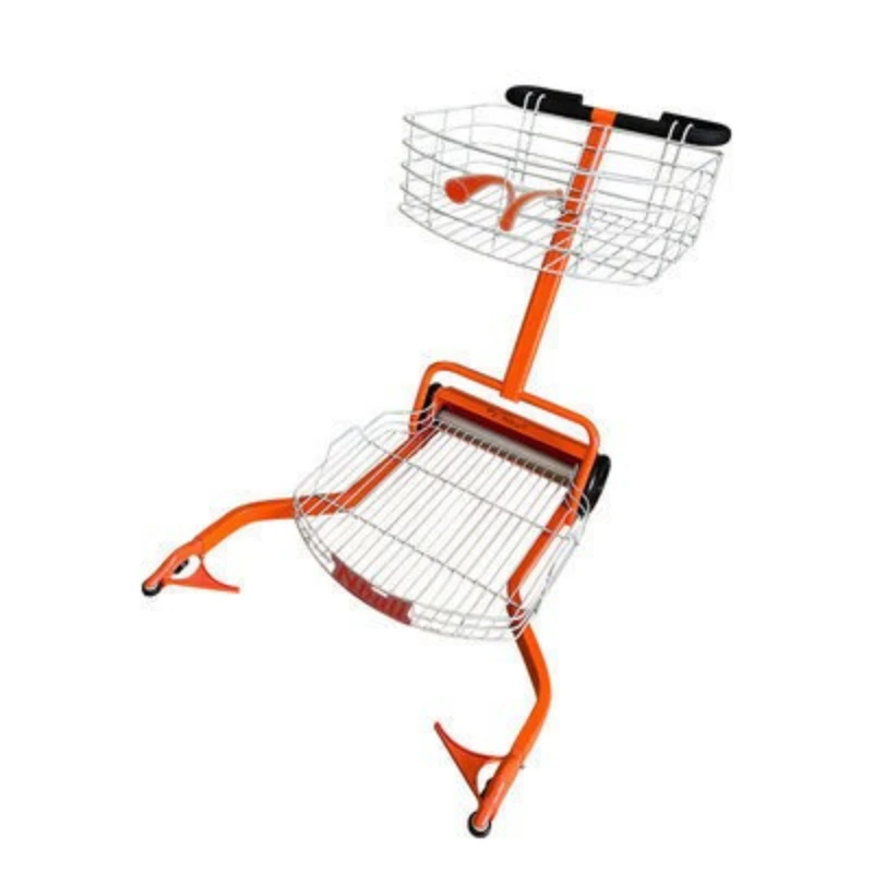 جهاز التقاط عربة الالتقاط الأوتوماتيكي على الكرة مع إطار عجلات وعربة سلة وبرميل سيارة للمدرب