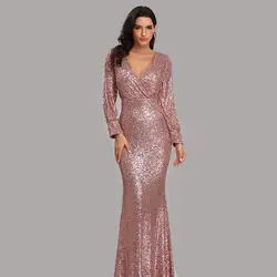 Women's Vintage Sequin Evening Dresses, Elegant Casual Gown, Luxury Party Glitter Gala, Plus Size, Birthday Dress for Women