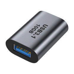 J6PA 10Gbps 유형 C 어댑터 여성 USB 여성 변환기 노트북 태블릿 용 휴대용 데이터 동기화 확장 어댑터