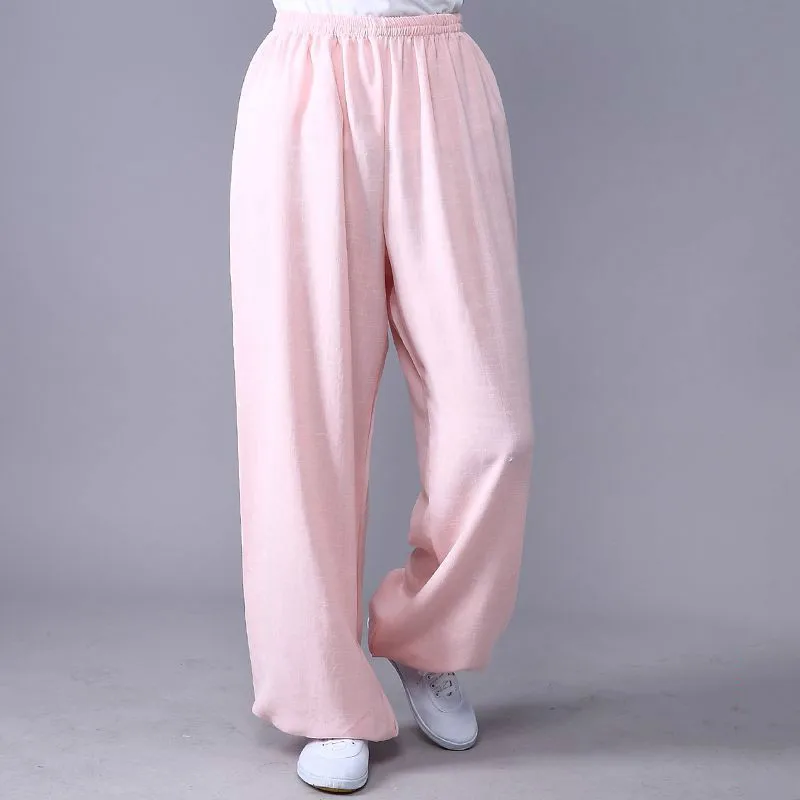 Cotton Tai Chi Kung Fu Pants Shaolin Wushu Martial Arts Wing Chun Trousers Martial Arts Pants Yoga Pants Tai Chi Pants