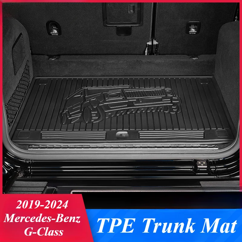 

For 19-24 Mercedes Benz G350 G500 G63 interior modification trunk cushion with full TPE tailstock cushion-GCL