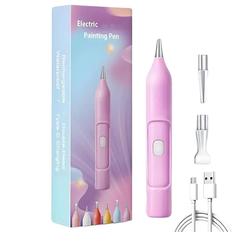 Rhinestone Art Pen Rhinestone Art Painting Electric Dot Pen Project Crafting Tool Automatic Vacuum Adsorption For Team Activity