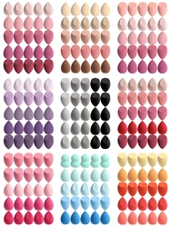 25 Beauty Eggs (Makeup Sponges), Foundation Makeup Mixed Beauty Sponges, Flawless Application for Liquid, Cream and Powder, Multi-Color Makeup