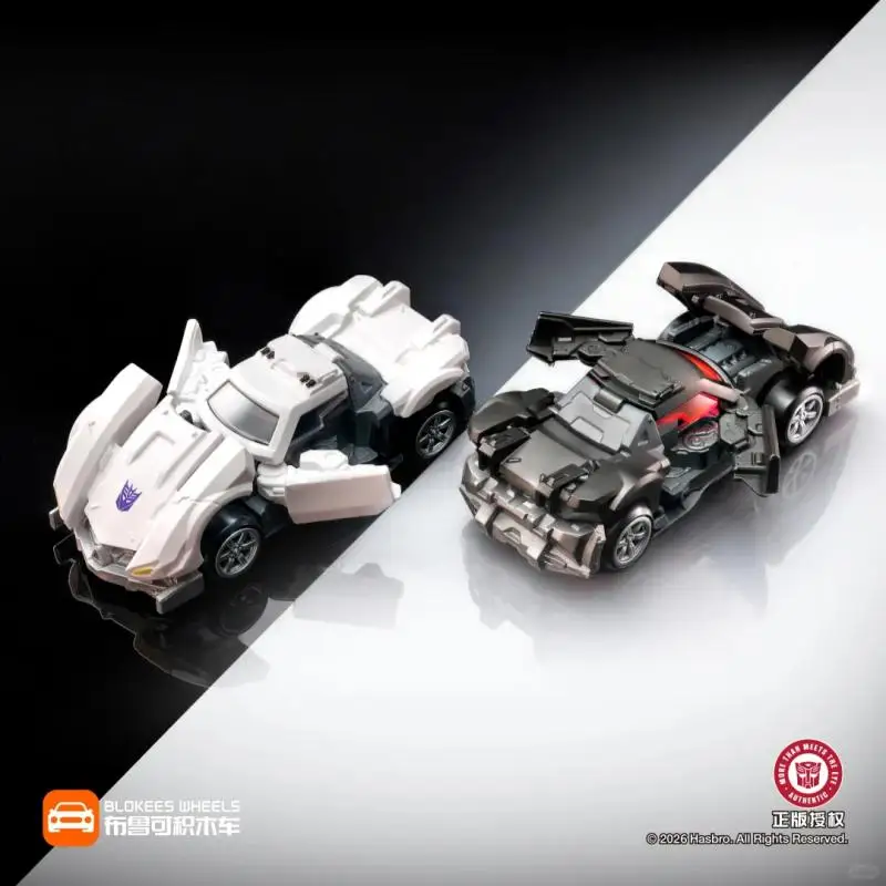 New 1:64 Blokees Wheels Transformers Blind Box C02 Optimus Prime Megatron Action Figures Assembled Car Model Collectible Gift - view 5