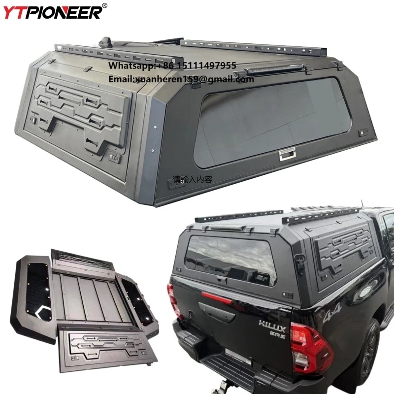 

for 2014 Model Toyota Hilux Vigo Sport Custom Pickup Bed Cap Rear Tub Topper Tray Camper Shell Aluminum Hardtop Truck Canopy