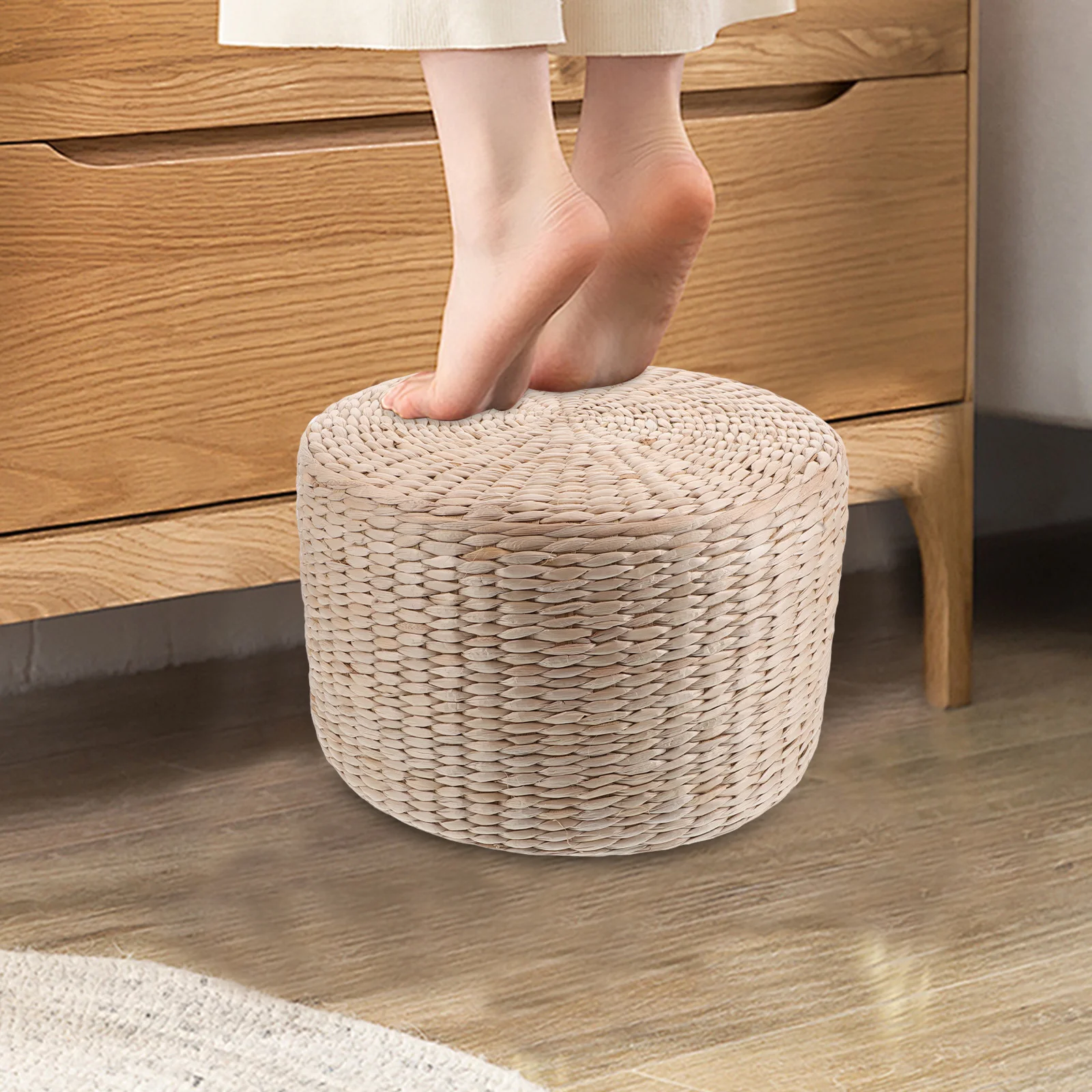 

Japanese Woven Straw Stool Round Floor Mat For Handmade Natural Rattan Seat Pad 'S Sitting Yoga Cushion Home