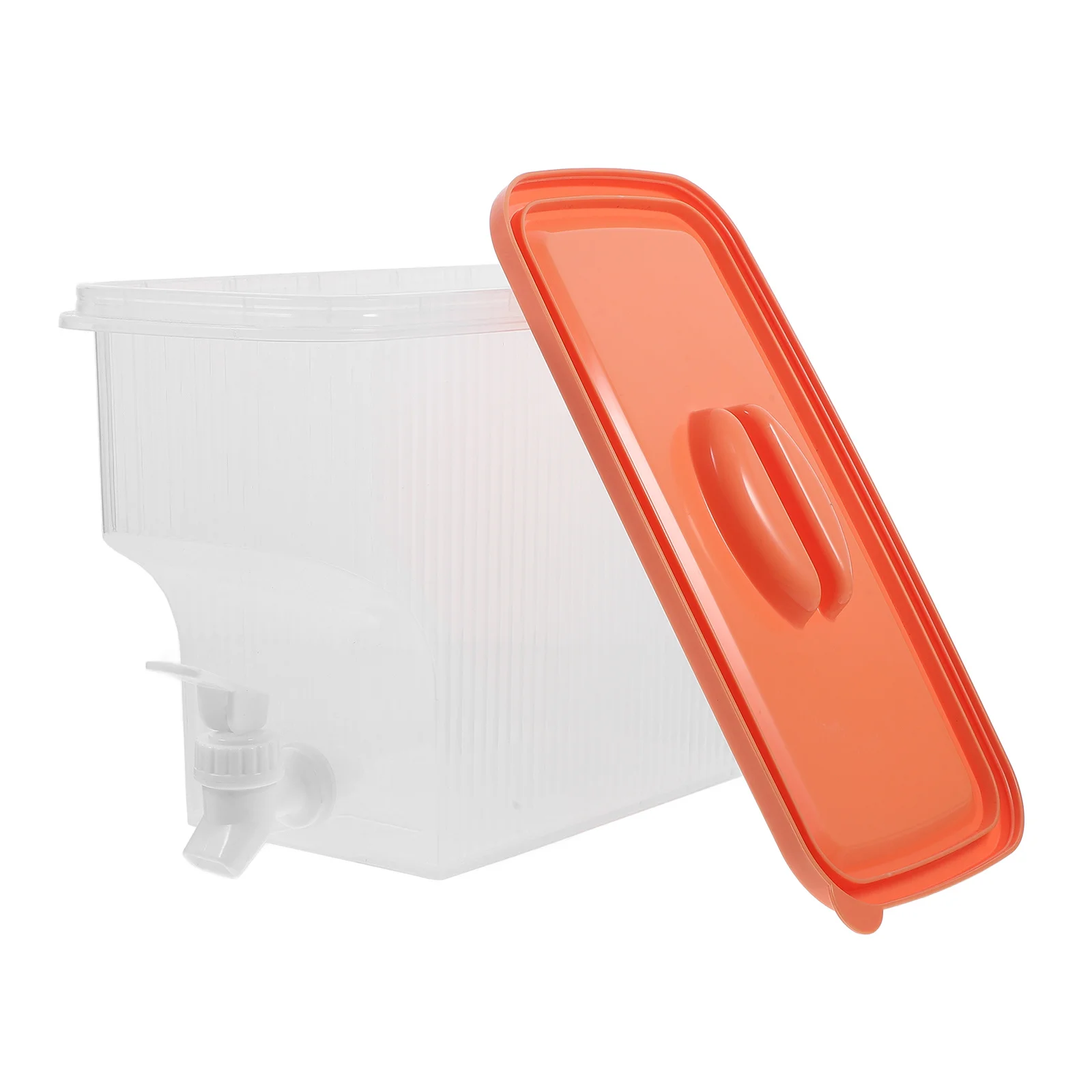 

2.5L Beverage Plastic Fridge Friendly Spigot Drink Dispenser For Ice Tea Lemonade Juice Cold Drinks Party Water Jug