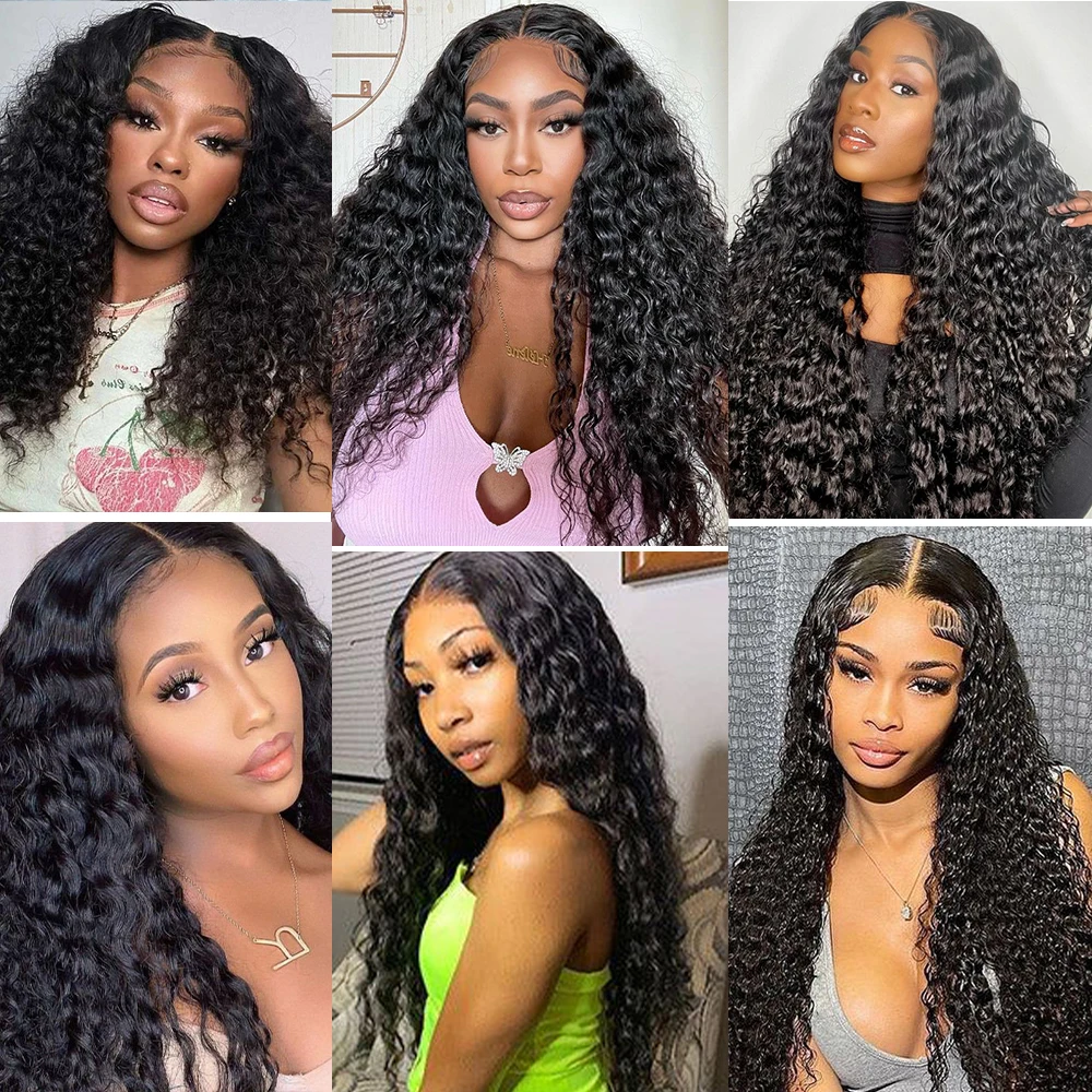 Megeen-Curly U parte peruca de cabelo humano para mulheres, cabelo virgem, cor natural, sem cola, peruca de máquina, iniciante, 30"