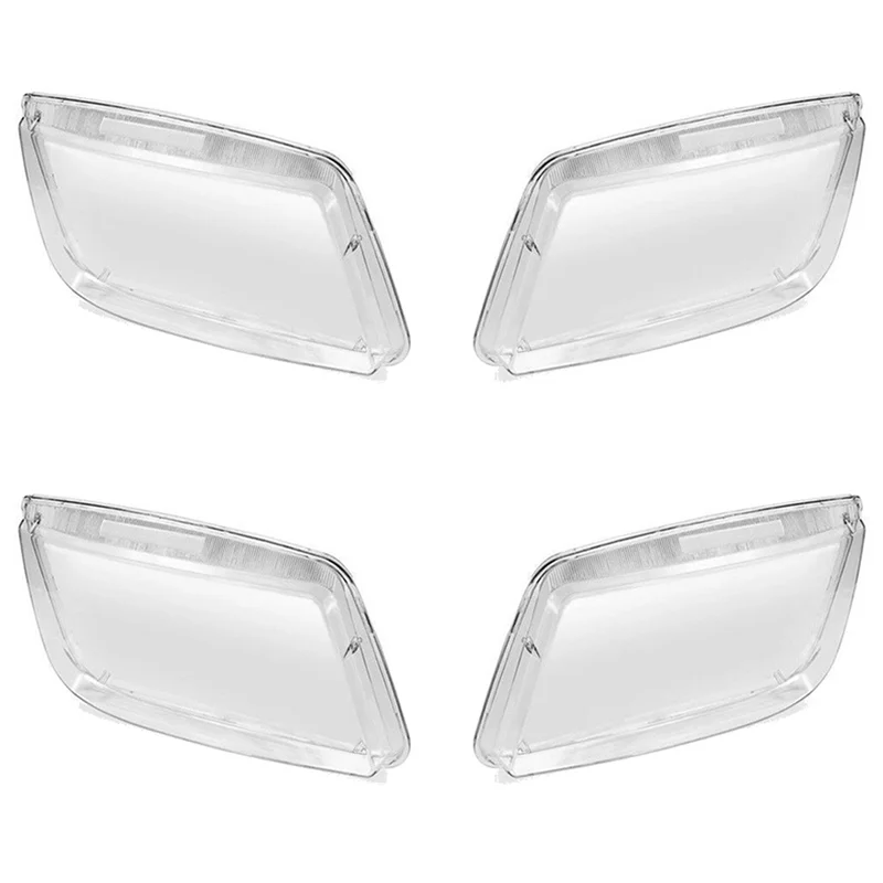 NEW-2 زوج اليسار + اليمين ل بورا جيتا MK4 1999-2004 سيارة عدسة المصباح الأمامي غطاء المصباح عاكس الضوء الجبهة غطاء خفيف #4