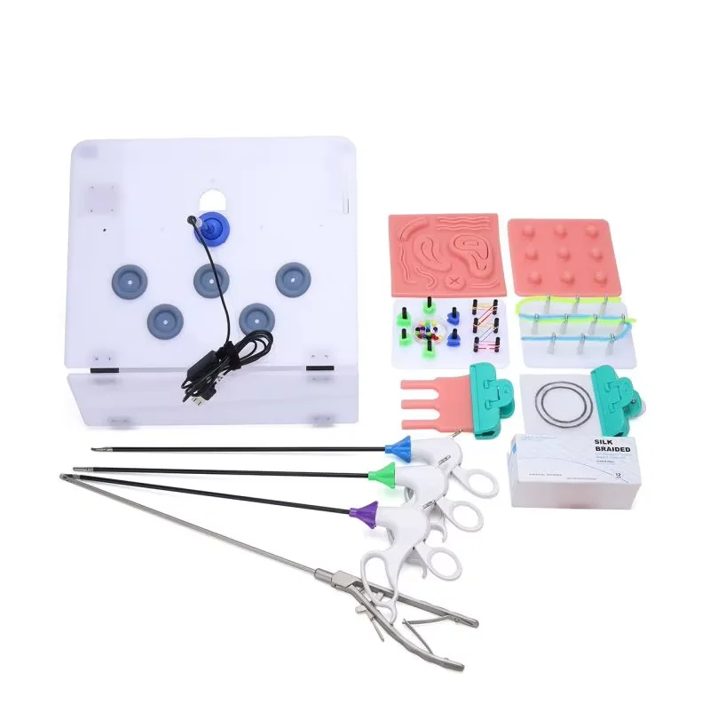 Laparoscopic Training Simulator, Laparoscopic Training Box With 1080P HD Endoscope Camera, Laparoscopy Endo Trainer