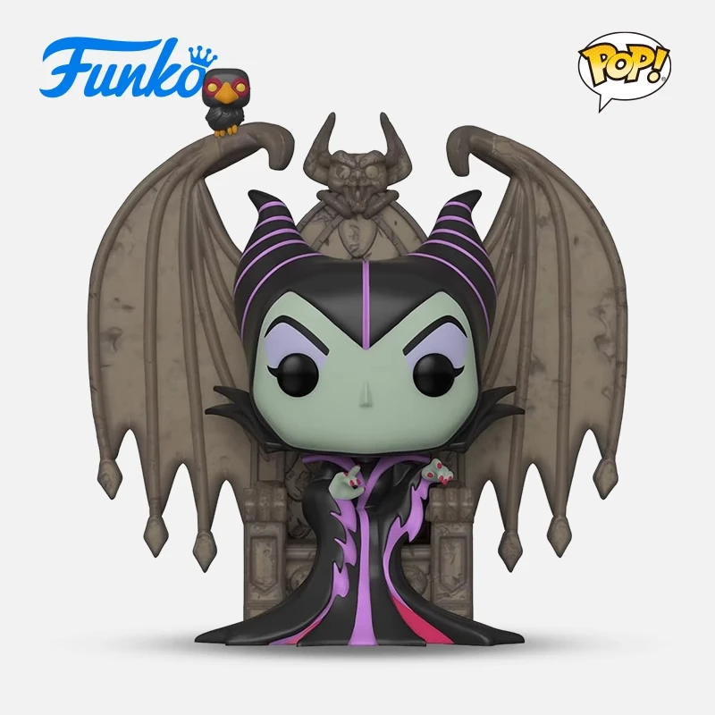 Genuine Edition FUNKO POP Disney Villain: Maleficent on The Throne Anime Action Decoration Ornament Model Toys Collectible Model - Image 3