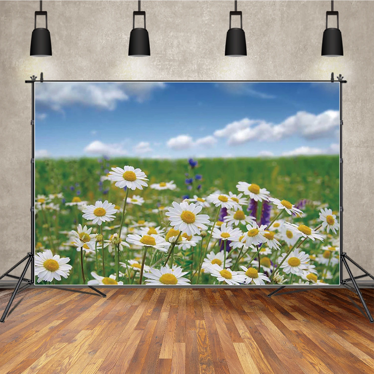 MOON.QG Fondo de flores de primavera jardín al aire libre Floral nupcial cumpleaños foto fondo pastel Smash telón de fondo para fiesta