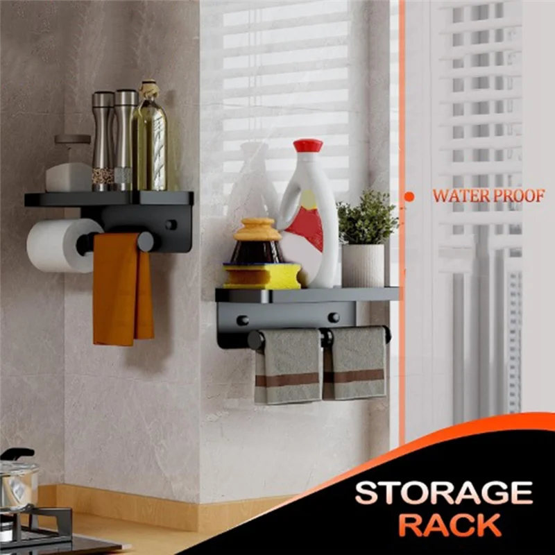 

ABSE-1 шт., держатель для салфеток из нержавеющей стали, стойка для ванной комнаты, стойка для мобильного телефона, инженерная стойка для туалетной бумаги в отеле, рулонная коробка, черная