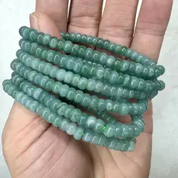 Natural Jadeite Stone Beads Bracelet Natural Gemstone Jewelry For Women For Gift Wholesale !